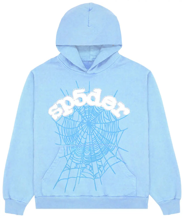 Sp5der Hoodie Blue
