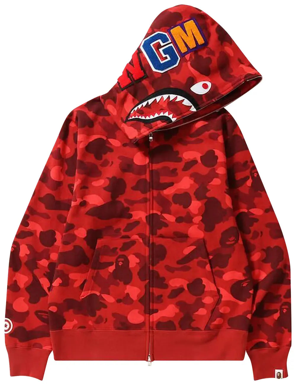 BAPE ABC Camo Shark Red 1