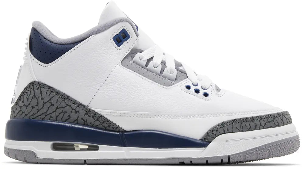 Jordan 3 Retro GS Midnight Navy 1