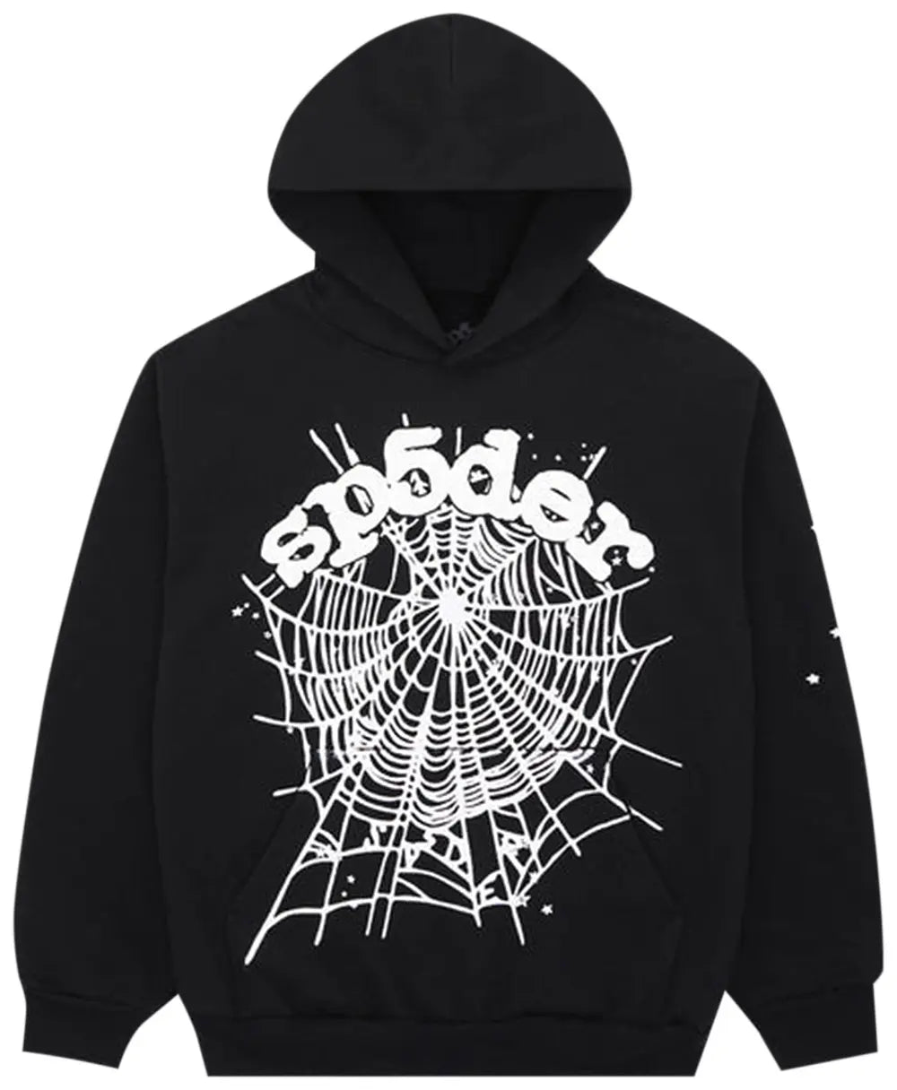 Sp5der Hoodie Black 1