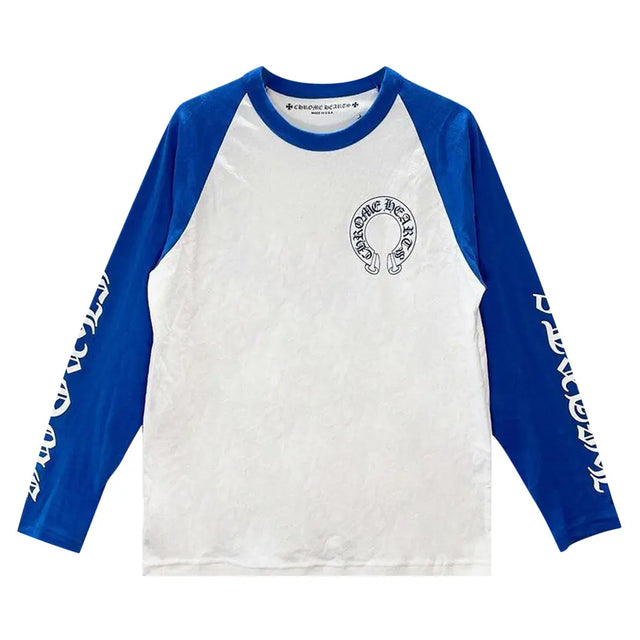 Chrome Hearts Besibol Long Sleeve Blue