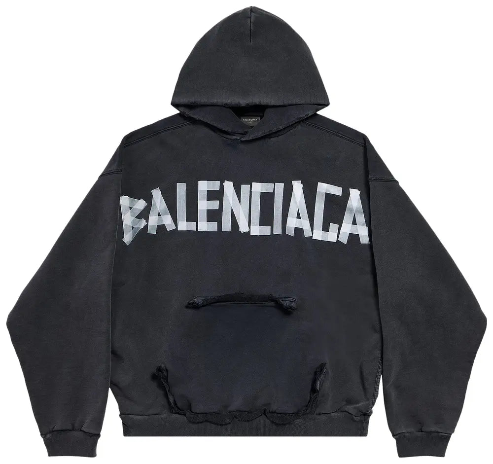 Balenciaga Black Hoodie 1