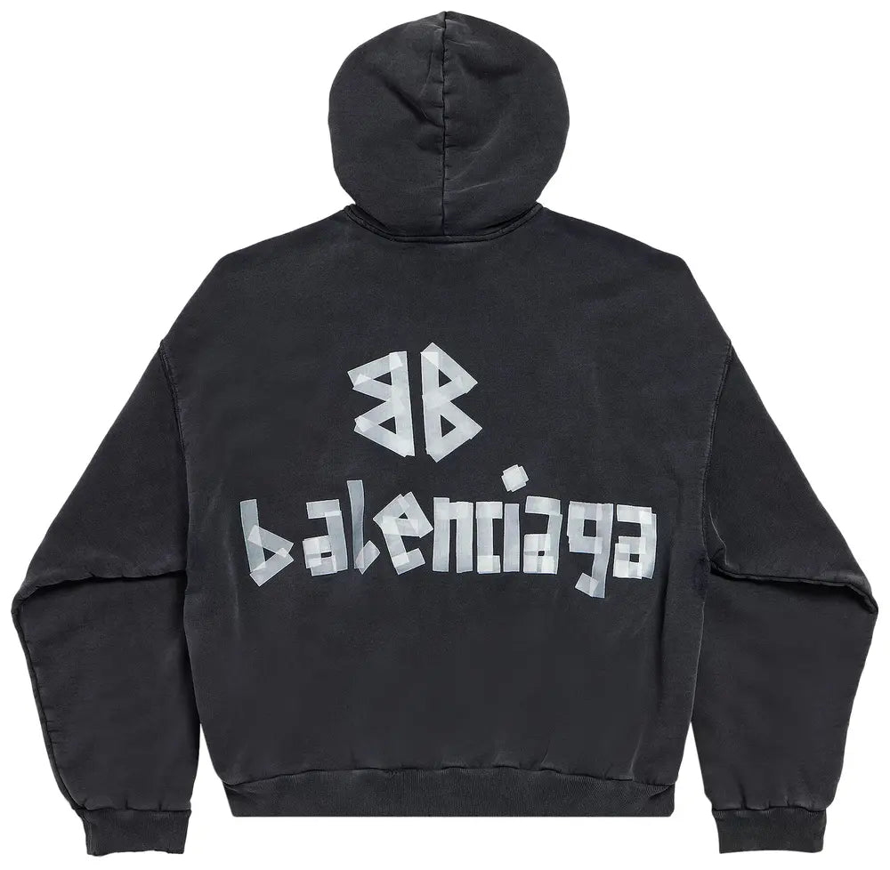 Balenciaga Black Hoodie 2