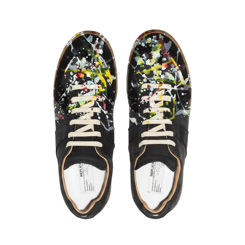 Maison Margiela Gats Paint Splatter Black 3