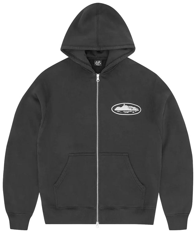 Corteiz Zipper Tracksuit Black Island