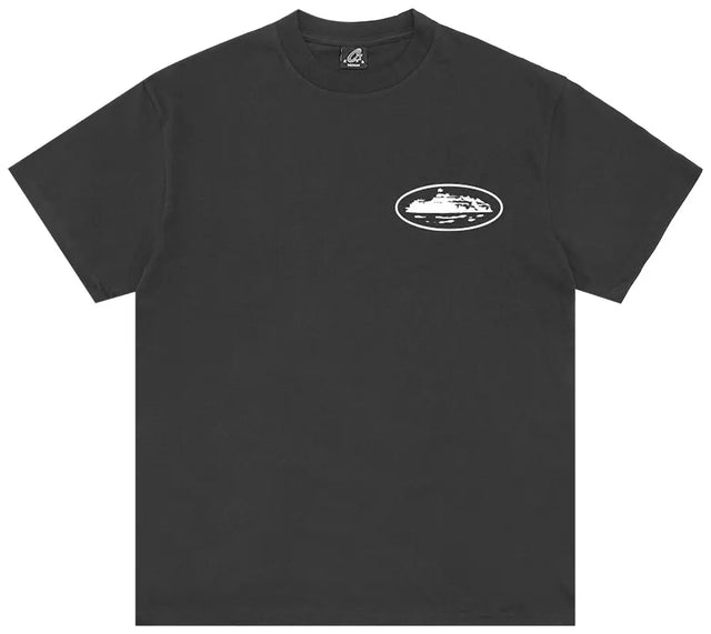 Corteiz Camiseta Negra Islandia