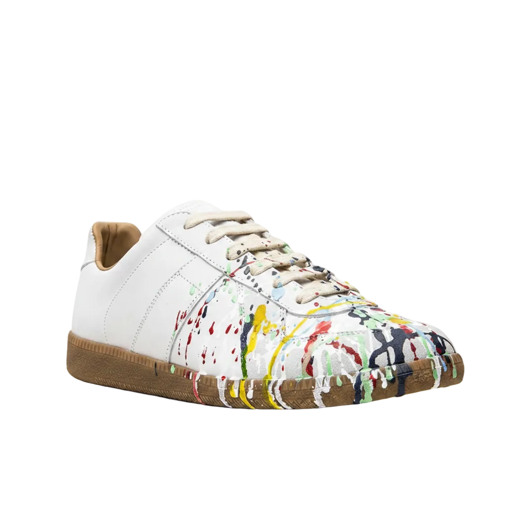 Maison Margiela Gats Paint Splatter White 2