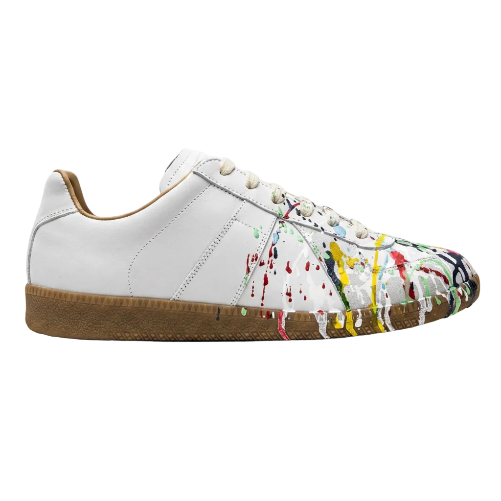 Maison Margiela Gats Paint Splatter White 1