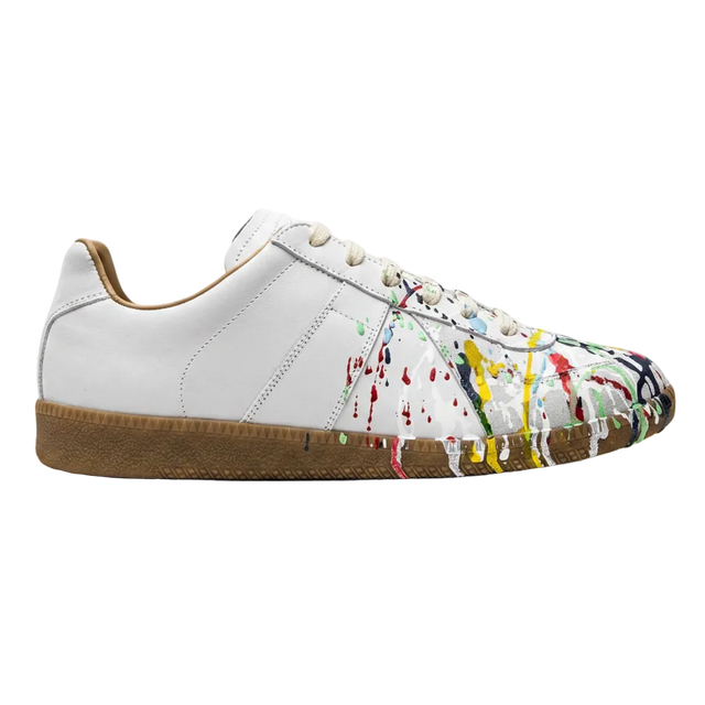 Maison Margiela Gats Paint Splatter White