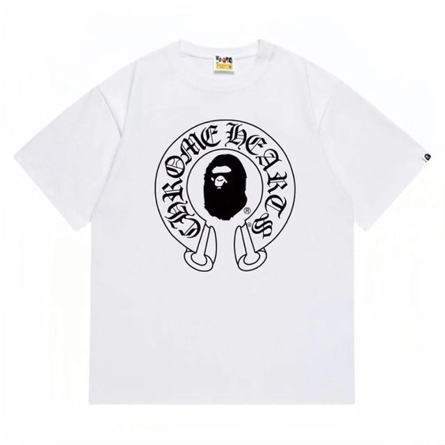 BAPE x Chrome Hearts Tee White
