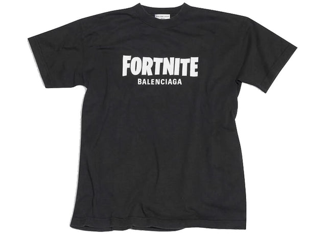 Fortnite x Balenciaga Black Tee