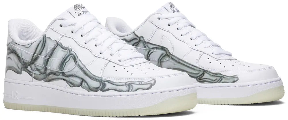 Nike Air Force One Skeleton White 2