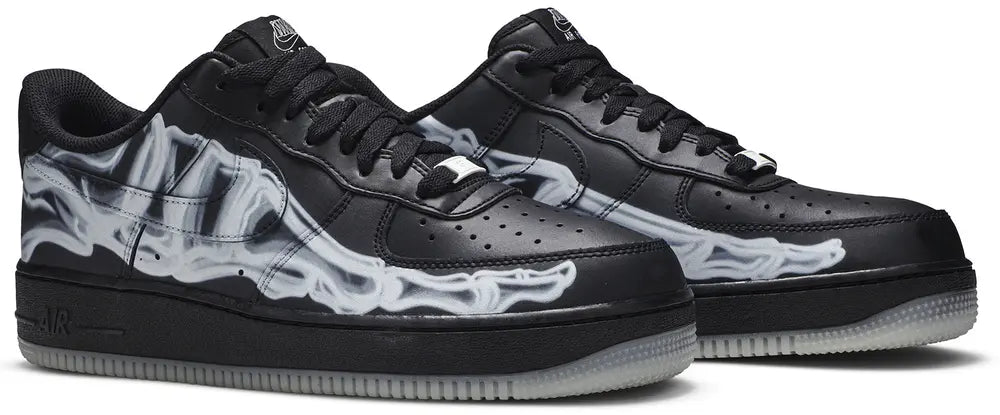 Nike Air Force One Skeleton Black 2