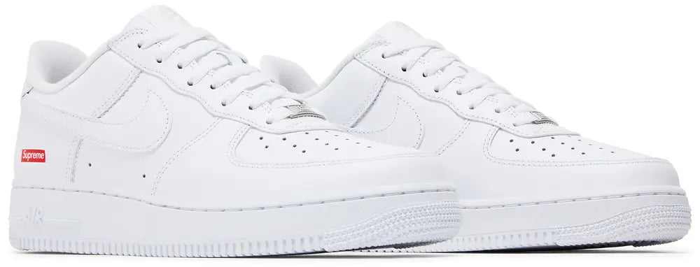 Nike Air Force One Supreme White 2