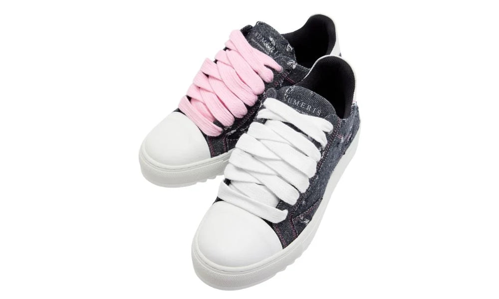 Numeris Shoes Pink & White 2