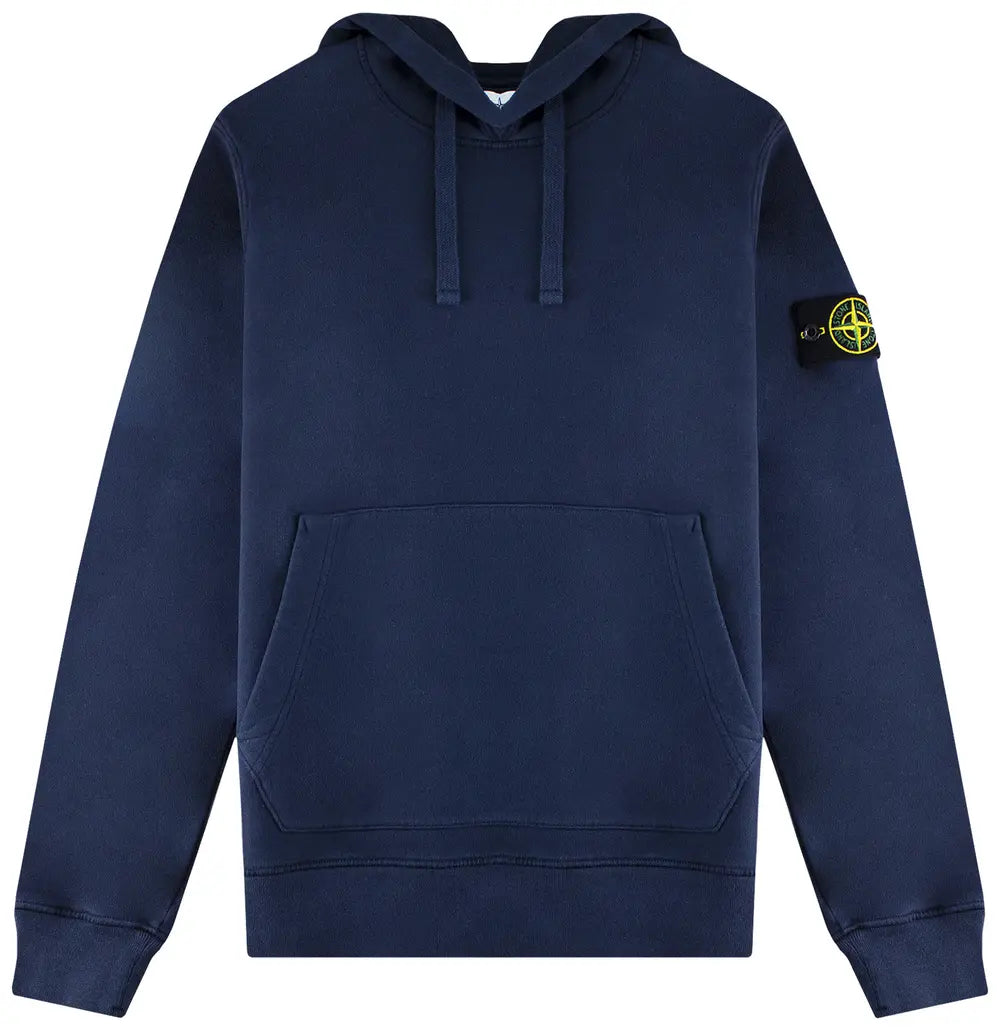 Stone Island Blue Hoodie 1