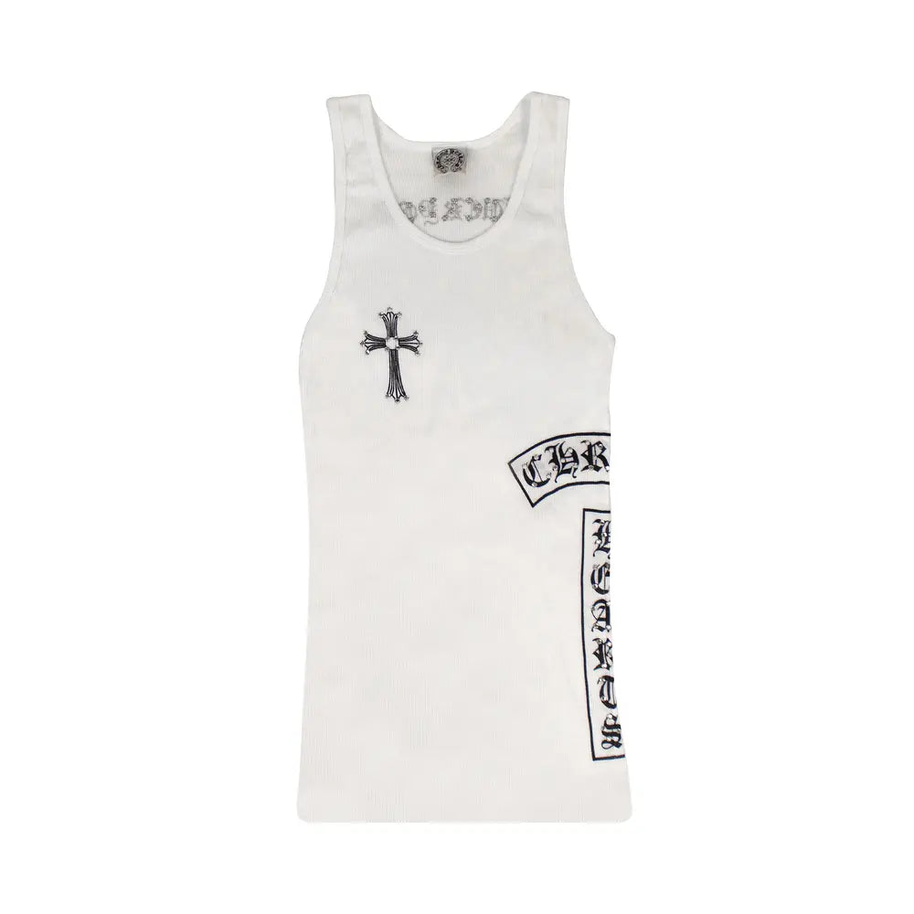 Chrome Hearts White Tank Top 1