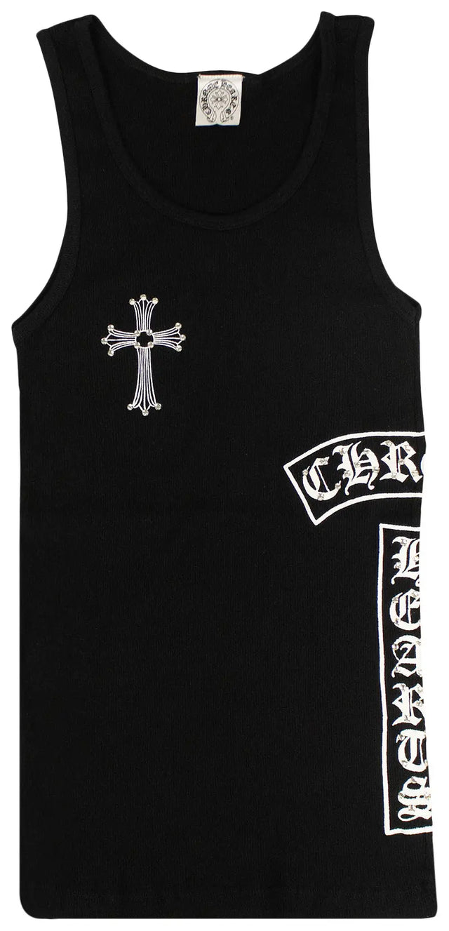 Chrome Hearts Black Tank Top