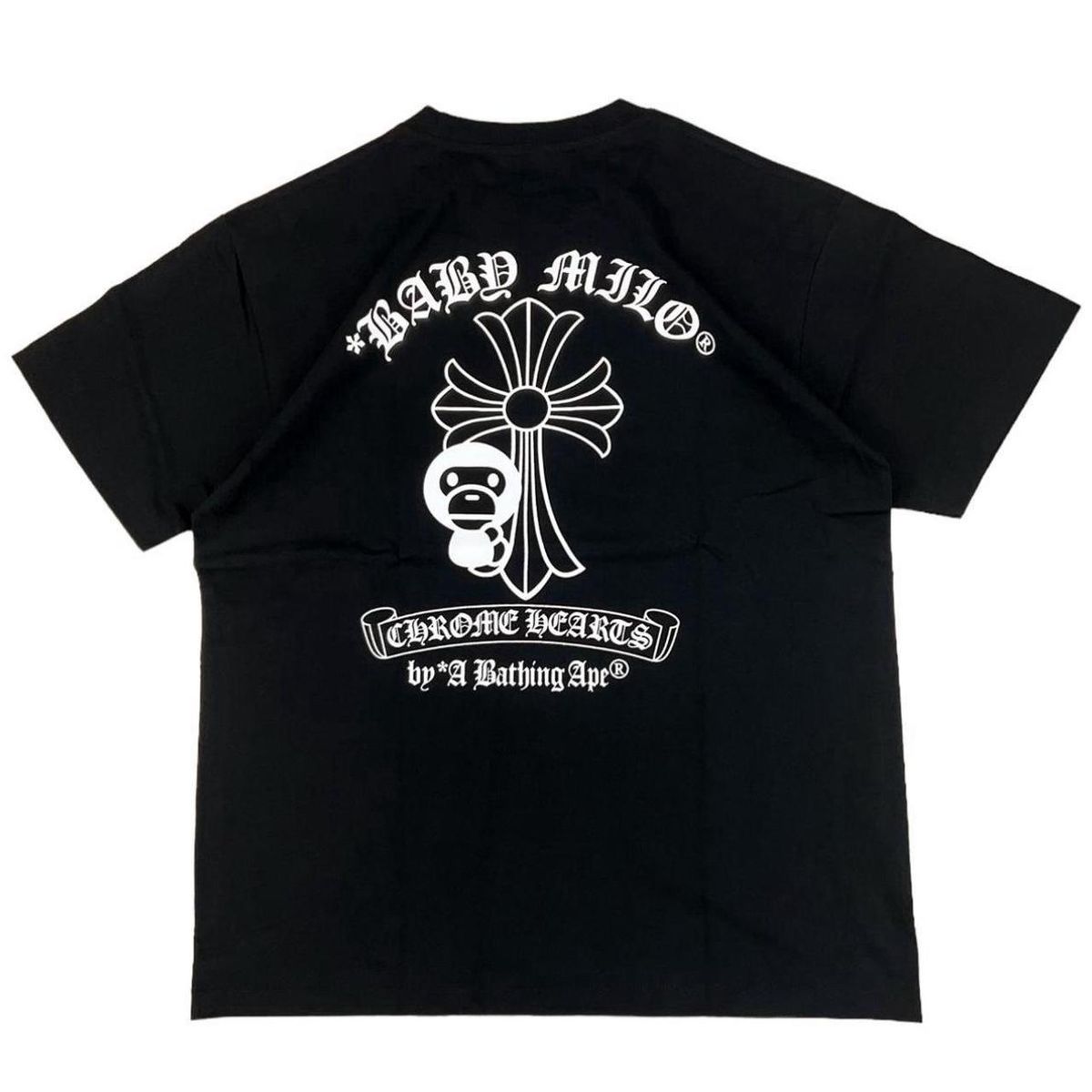 BAPE x Chrome Hearts Tee Black 2