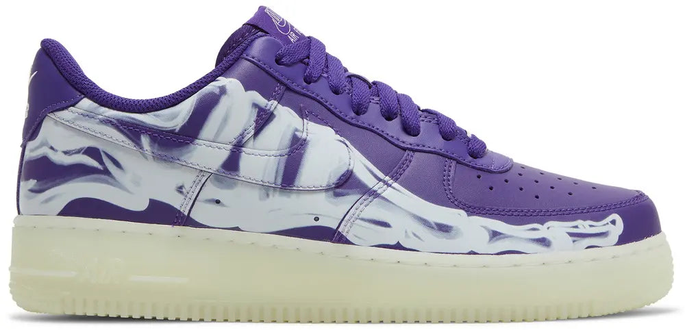 Nike Air Force One Skeleton Morado 1