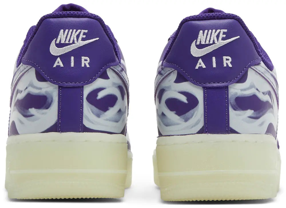 Nike Air Force One Skeleton Morado 3