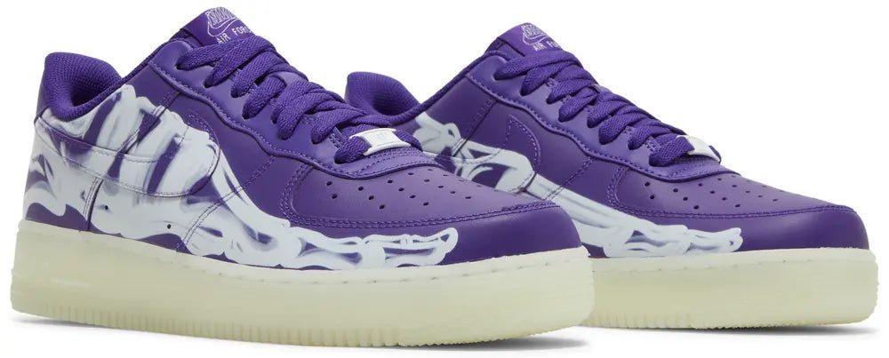 Nike Air Force One Skeleton Morado 2