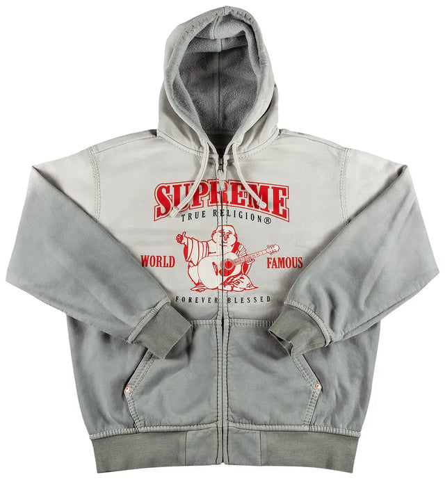 True Religion x Supreme Hoodie Grey