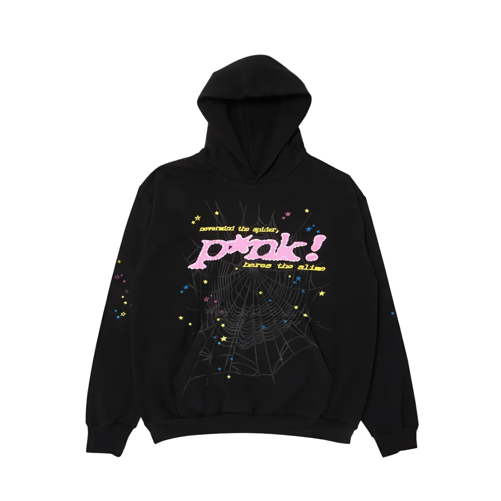 Sp5der Hoodie P*nk 1