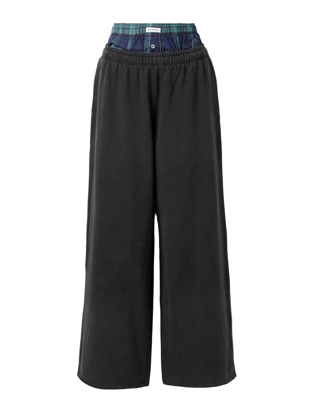 Acne Double Waist Black Sweatpant 1