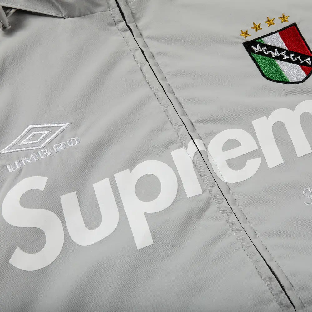Supreme x Umbro Track Jacket Grey 3