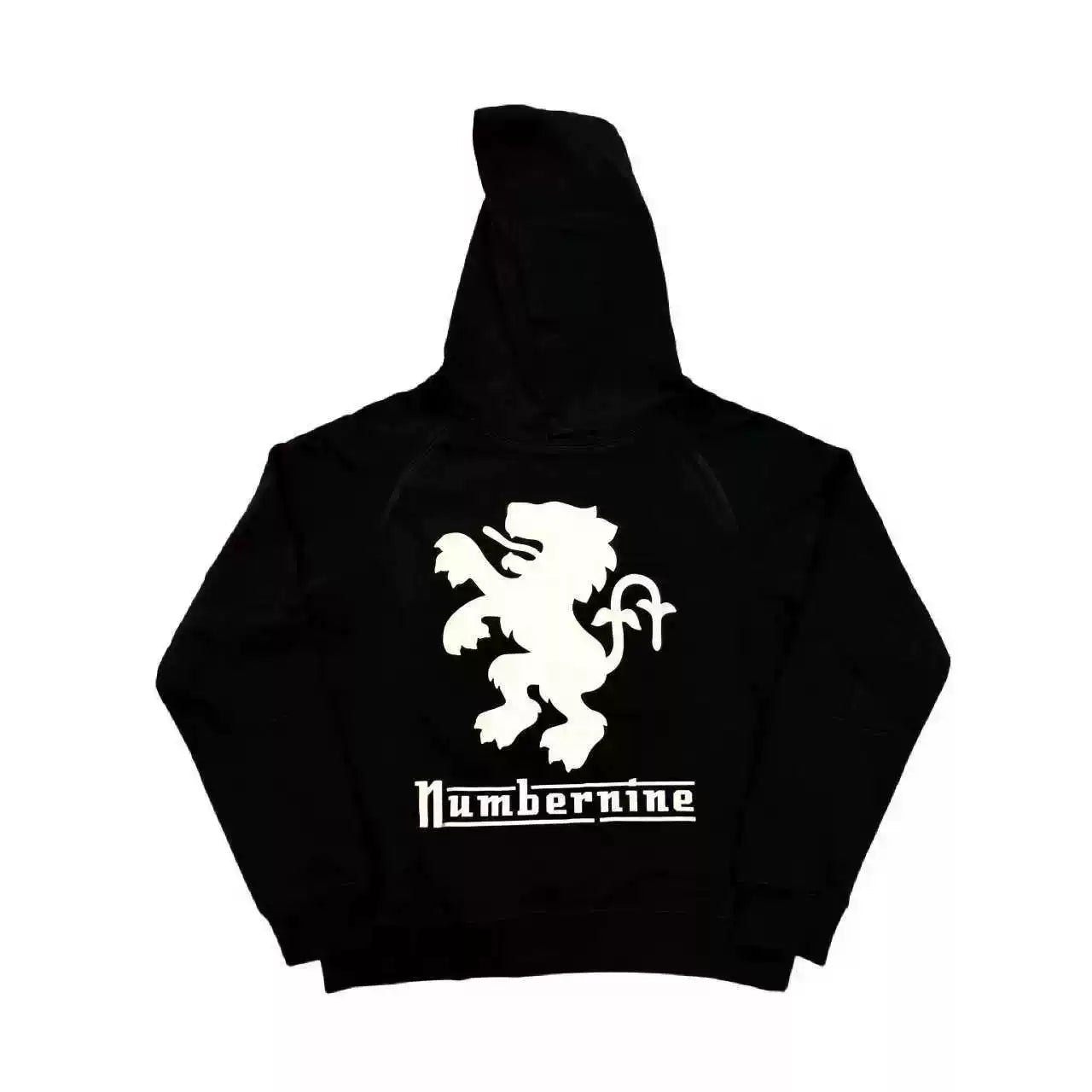 Sudadera con capucha Lambretta Number Nine negra 1