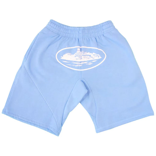 Corteiz Shorts Blue Island