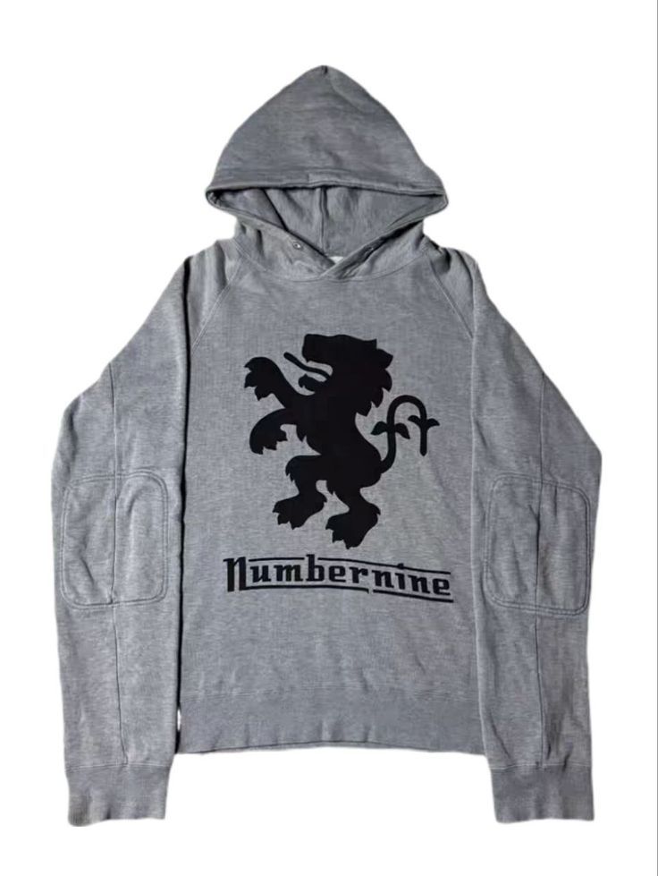 Number Nine Lambretta Hoodie Grey 1