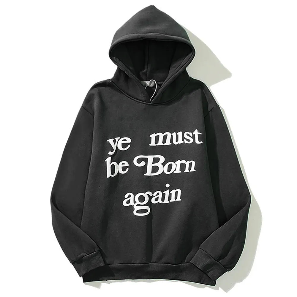 You Must Be Born Again Black Kanye Hoodie 1