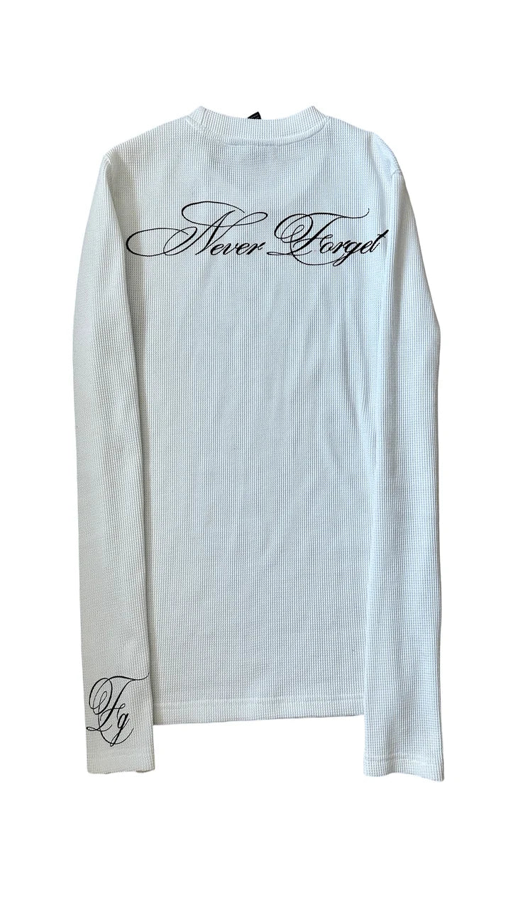 Camiseta de manga larga blanca Forgetraven 2